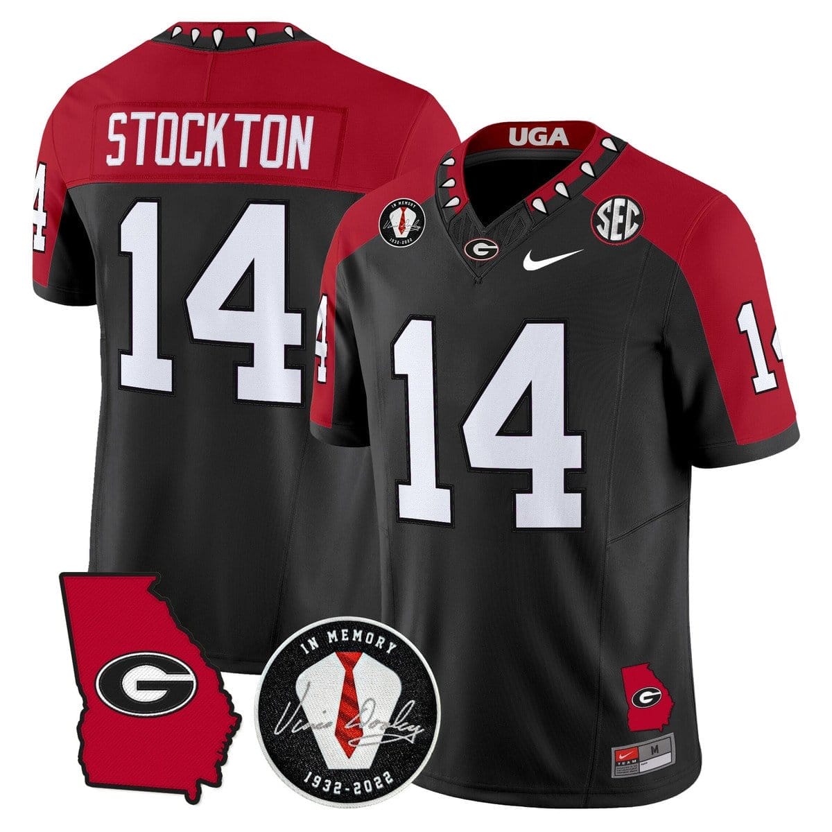 Gunner Stockton Jersey #14 Georgia Bulldogs 2025 Limited Stitched 4 Gunner Stockton Jersey #14 Georgia Bulldogs 2025 Limited Stitched - Image 4
