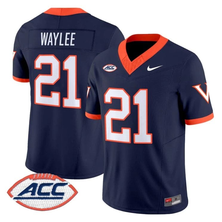 Harrison Waylee Jersey #21 Virginia Cavaliers 1995 Throwbacks Stitched - Image 2