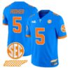 Hendon Hooker Jersey #5 Tennessee Volunteers Blue Blaze Edition Stitched