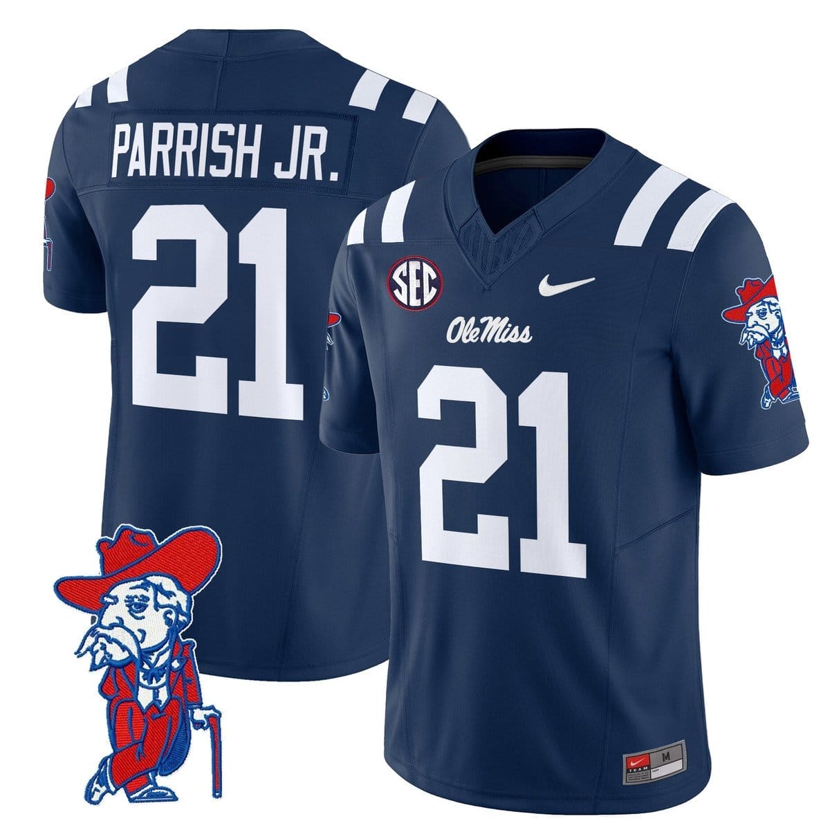 Henry Parrish Jr Jersey #21 Ole Miss Rebels 2025 Limited V2 1 Henry Parrish Jr Jersey #21 Ole Miss Rebels 2025 Limited V2