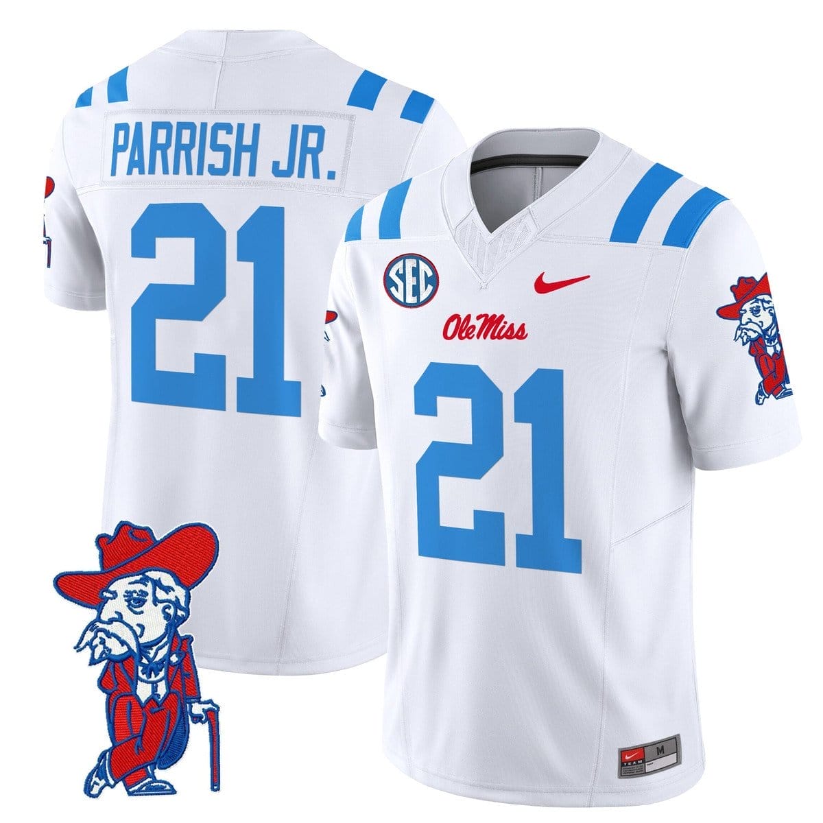 Henry Parrish Jr Jersey #21 Ole Miss Rebels 2025 Limited V2 5 Henry Parrish Jr Jersey #21 Ole Miss Rebels 2025 Limited V2 - Image 5
