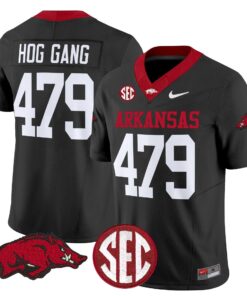 Hog Gang Jersey #479 Arkansas Razorbacks Limited Stitched