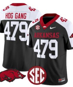 Hog Gang Jersey 479 Arkansas Razorbacks Limited Stitched Black Alternate 7541ba2b 4f81 4b8c bfa5 b1efcebece1f