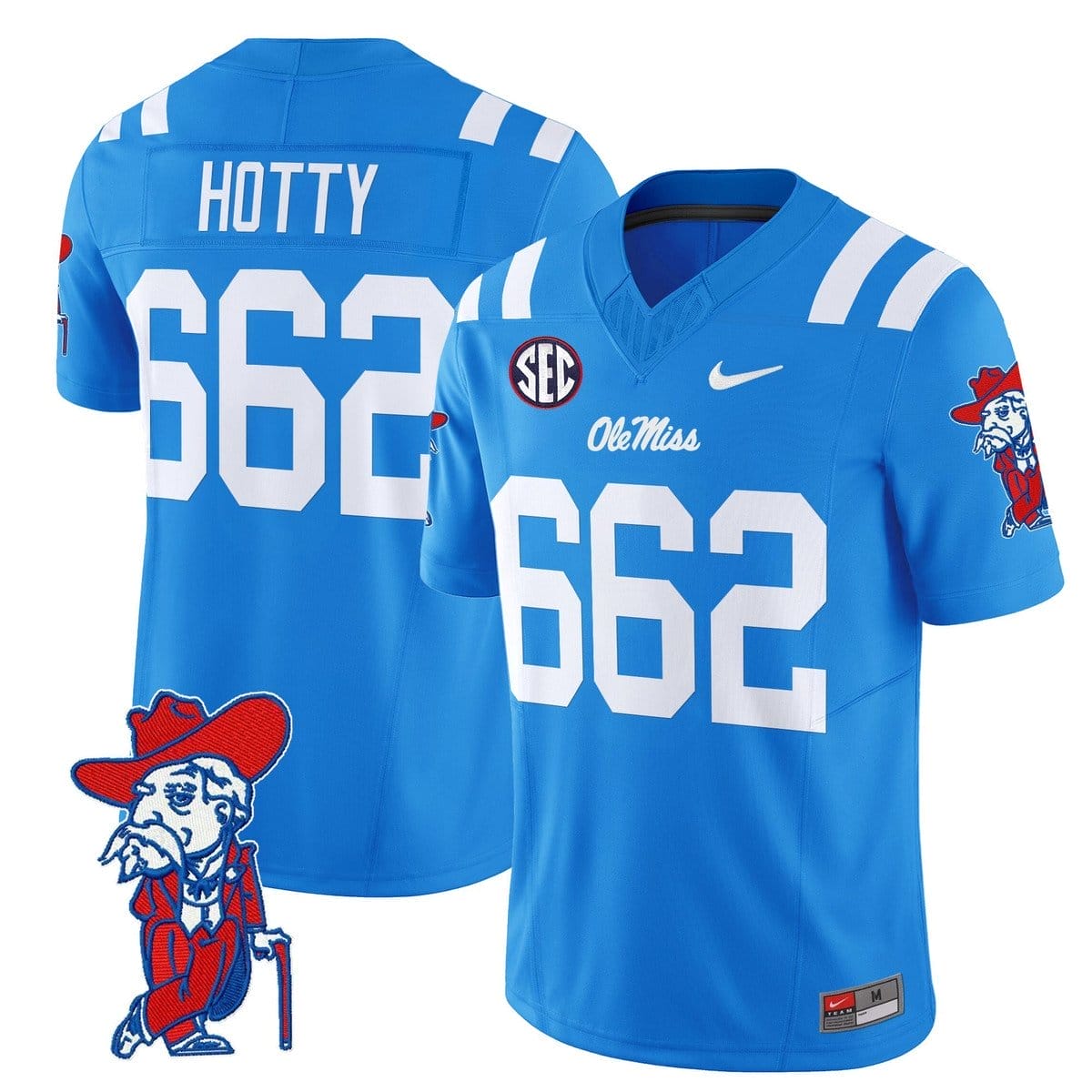 Hotty Jersey #662 Ole Miss Rebels 2025 Limited V2 Stitched 4 Hotty Jersey #662 Ole Miss Rebels 2025 Limited V2 Stitched - Image 4