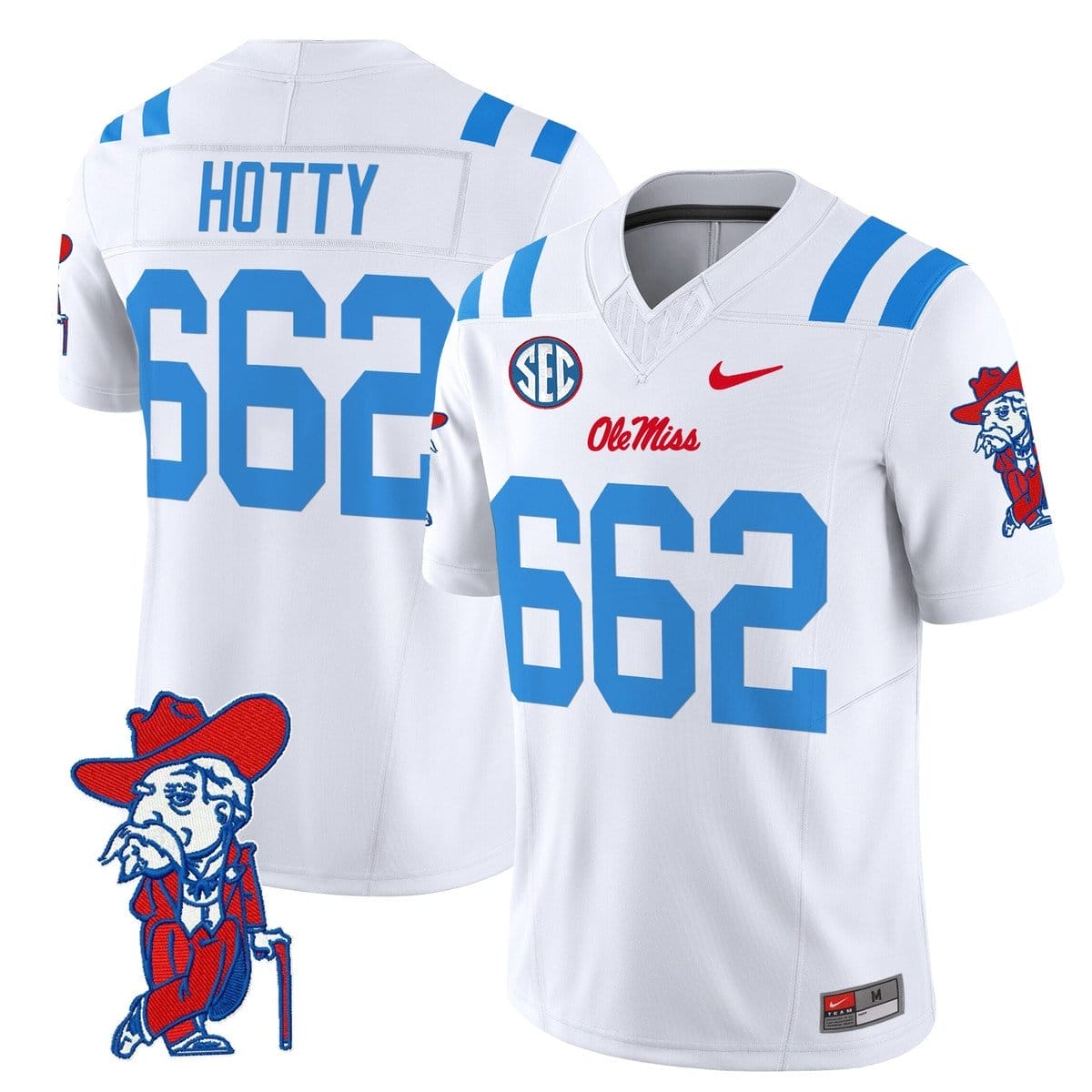 Hotty Jersey #662 Ole Miss Rebels 2025 Limited V2 Stitched 5 Hotty Jersey #662 Ole Miss Rebels 2025 Limited V2 Stitched - Image 5