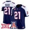 Ismail Mahdi Jersey 21 Arizona Wildcats 2025 Limited Stitched Navy Alternate