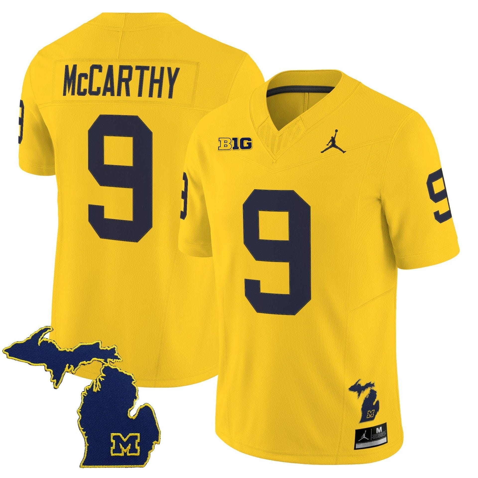 J.J. McCarthy Jersey #9 Michigan Wolverines 2025 Limited V2 Stitched - Image 3