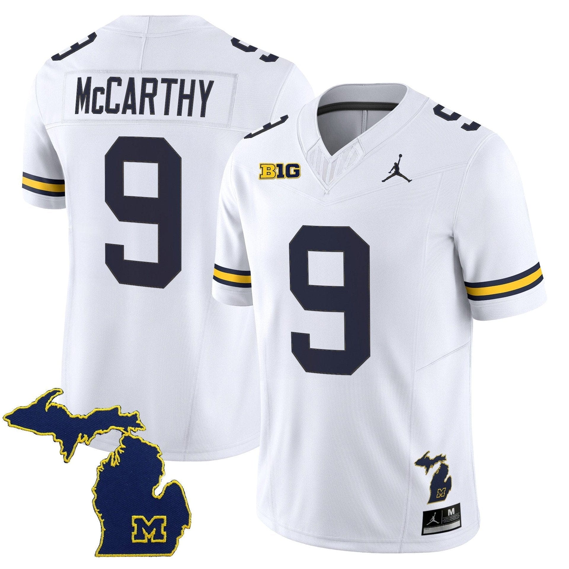 J.J. McCarthy Jersey #9 Michigan Wolverines 2025 Limited V2 Stitched