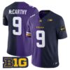 J.J. McCarthy Split Vapor Limited Jersey All Stitched Purple Navy