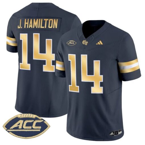 Joe Hamilton Jersey #14 Georgia Tech Yellow Jackets 2025 Stitched - Image 5