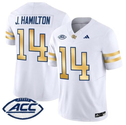 Joe Hamilton Jersey #14 Georgia Tech Yellow Jackets 2025 Stitched