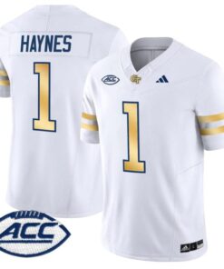 Jamal Haynes Jersey #1 Georgia Tech Yellow Jackets 2025 Stitched