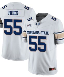 Alternative view of JT Reed Jersey #55 Montana State Bobcat Football 2025 Stitched