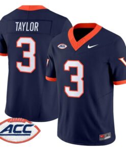 Alternative view of J'Mari Taylor Jersey #3 Virginia Cavaliers 1995 Throwbacks Stitched