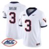 J Mari Taylor Jersey 3 Virginia Cavaliers 1995 Throwbacks Stitched White