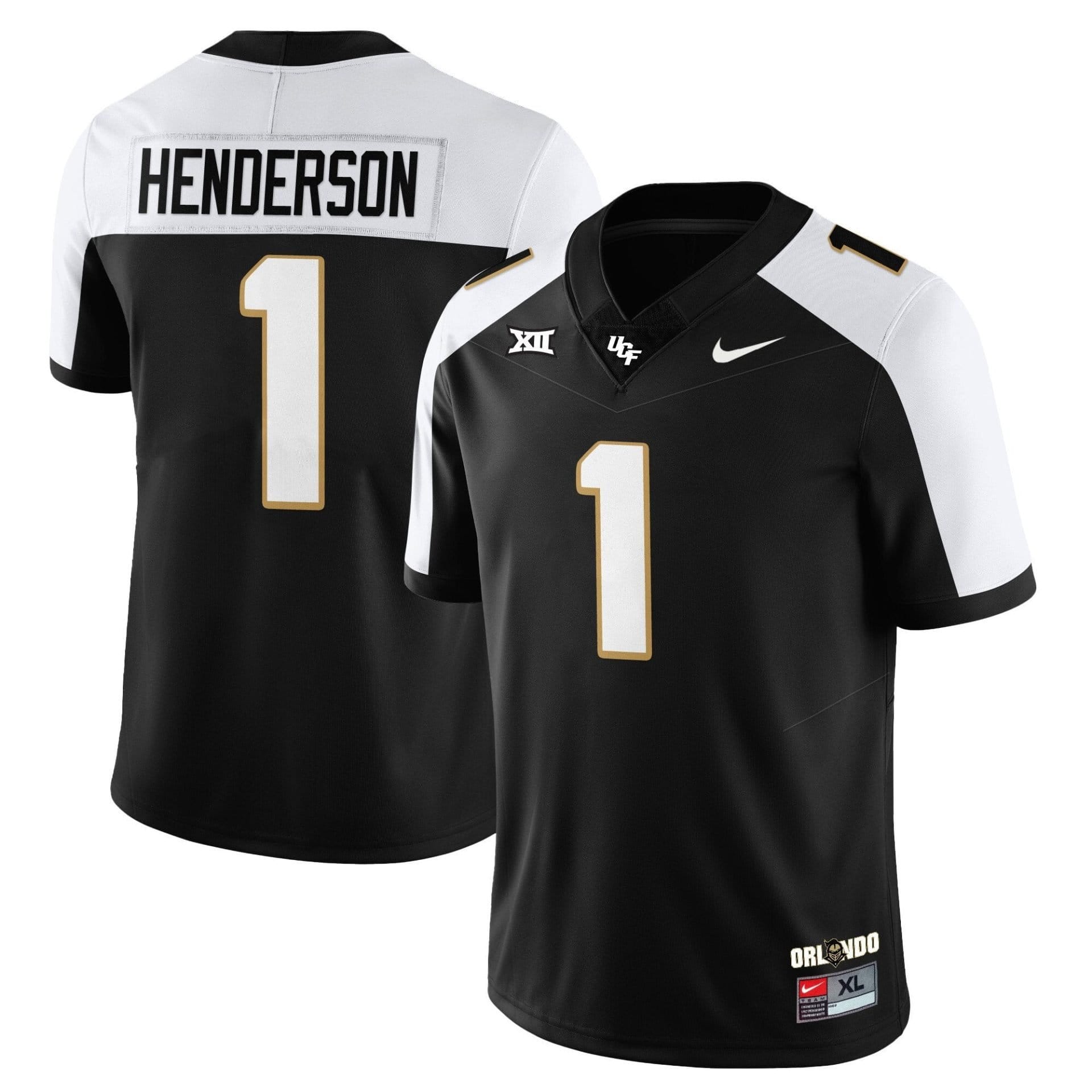 Ja'Cari Henderson Jersey #1 UCF Football 2025 Core Uniforms Stitched - Image 3