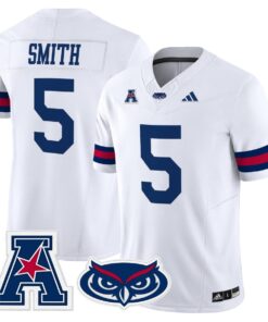 Alternative view of Jabari Smith Jersey #5 Florida Atlantic Owls 2025 All Stitched