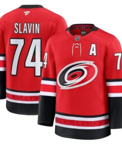 Jaccob Slavin Jersey #74 Carolina Hurricanes 2025 - 26 Premium Stitched