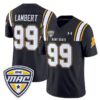 Jack Lambert Jersey #99 Kent State Golden Flashes 2025 Stitched 10 Jack Lambert Jersey 99 Kent State Golden Flashes 2025 Stitched Dark Navy