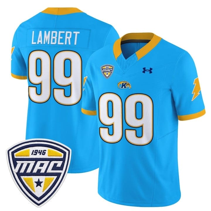 Jack Lambert Jersey #99 Kent State Golden Flashes 2025 Stitched - Image 3