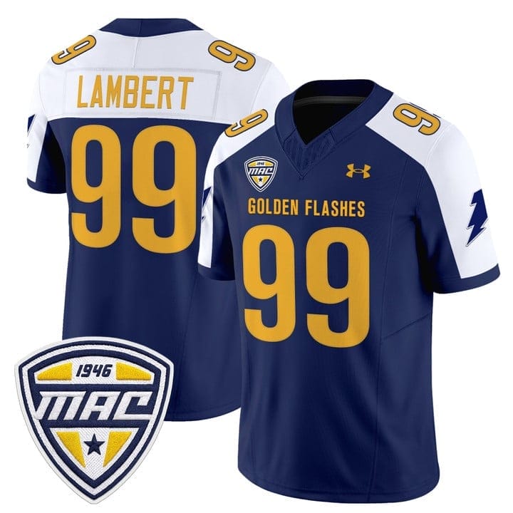 Jack Lambert Jersey #99 Kent State Golden Flashes 2025 Stitched - Image 4