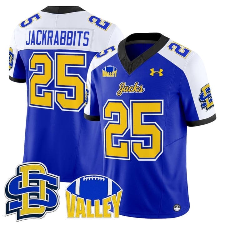 Jackrabbits Jersey #25 South Dakota State Jackrabbits 2025 Stitched - Image 3