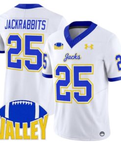 Alternative view of Jackrabbits Jersey #25 South Dakota State Jackrabbits 2025 Stitched
