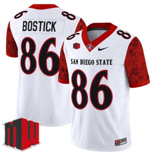 Jacob Bostick Jersey #86 San Diego State Aztecs 2025 Limited Stitched - Image 3