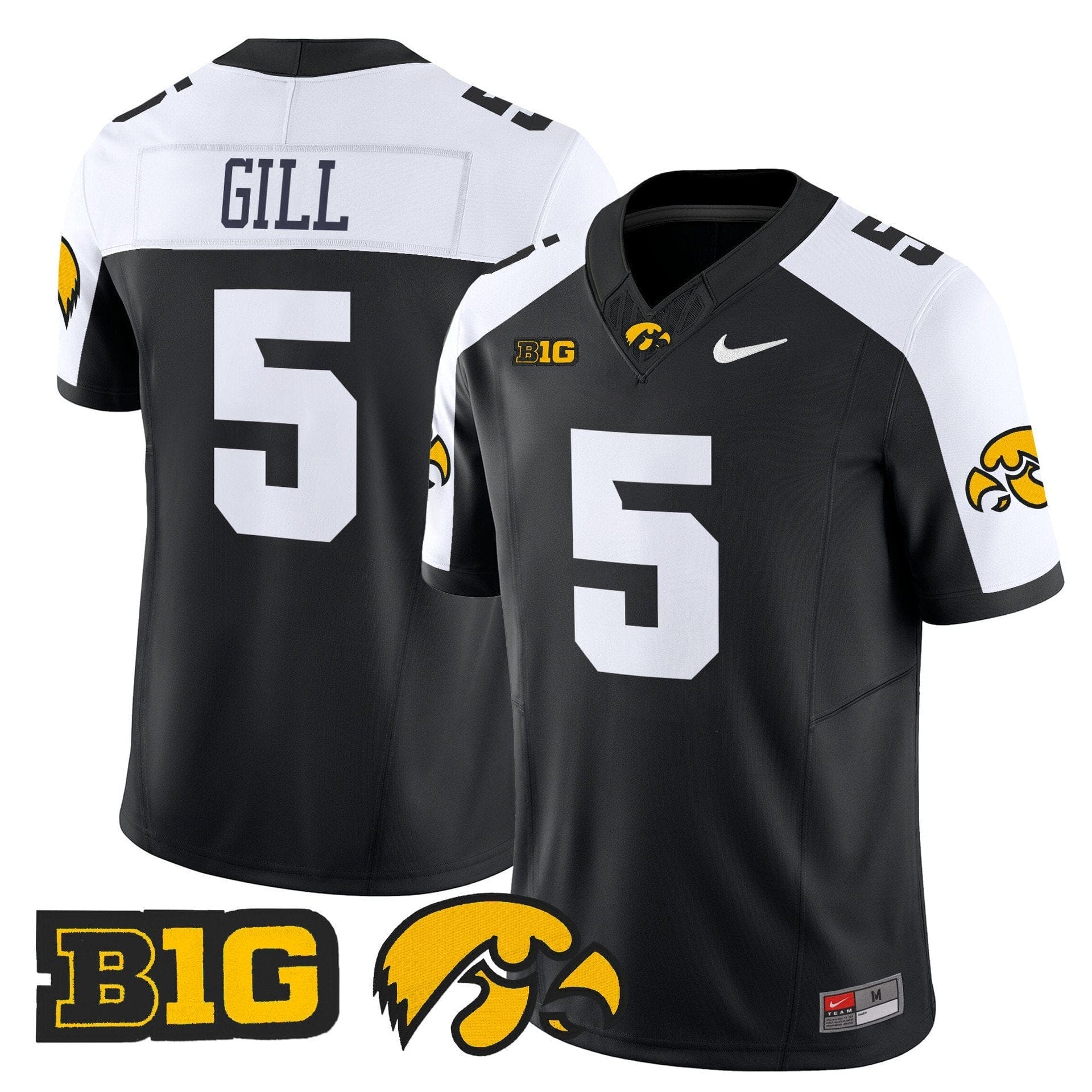 Jacob Gill Jersey #5 Iowa Hawkeyes 2025 Limited Stitched 3 Jacob Gill Jersey #5 Iowa Hawkeyes 2025 Limited Stitched - Image 3