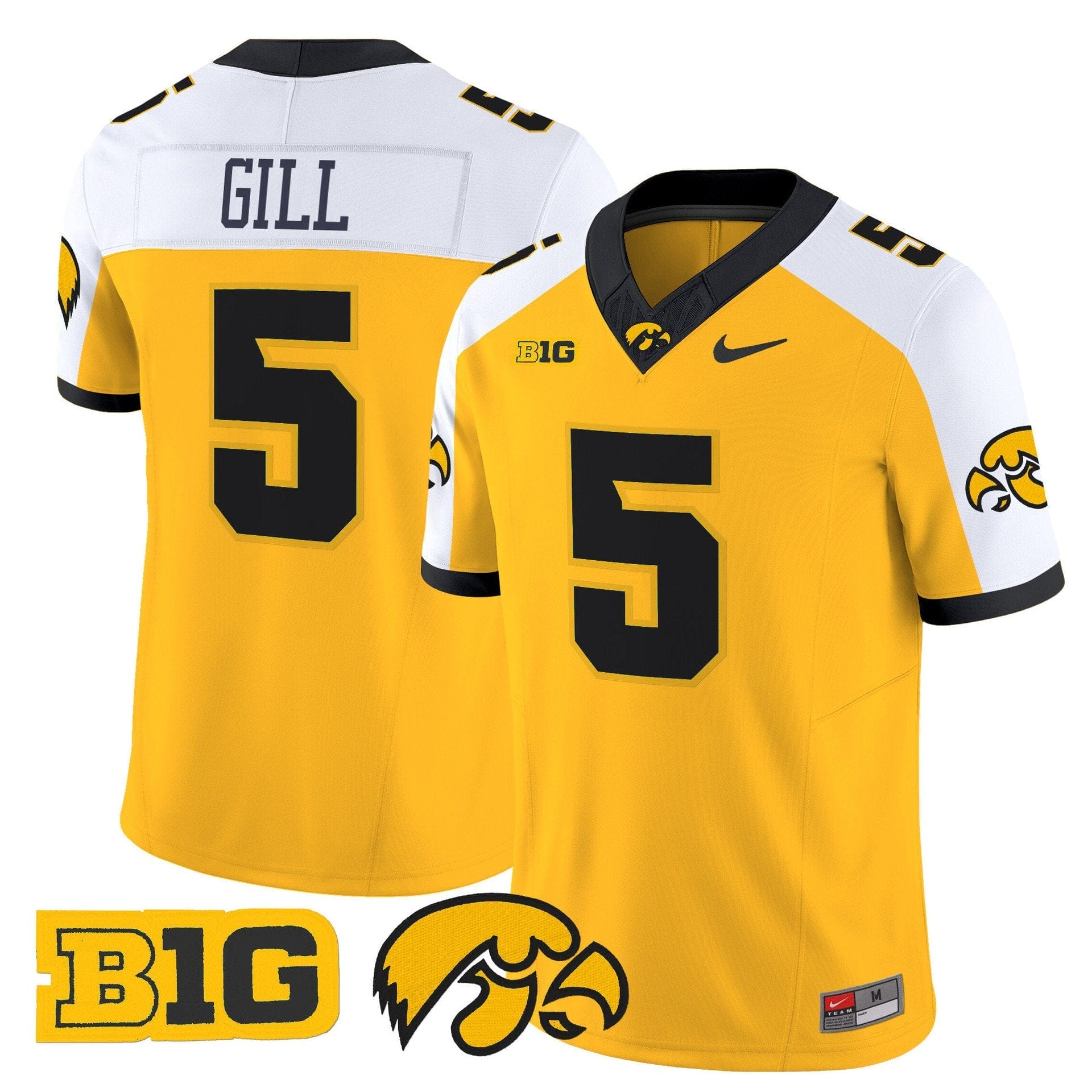 Jacob Gill Jersey #5 Iowa Hawkeyes 2025 Limited Stitched 4 Jacob Gill Jersey #5 Iowa Hawkeyes 2025 Limited Stitched - Image 4