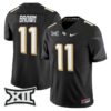 Jacurri Brown Jersey #11 UCF Knights 2025 Vapor Limited Football Stitched 6 Jacurri Brown Jersey 11 UCF Knights 2025 Vapor Limited Football Stitched Black