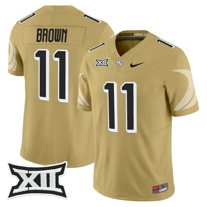 Jacurri Brown Jersey #11 UCF Knights 2025 Vapor Limited Football Stitched 3 Jacurri Brown Jersey #11 UCF Knights 2025 Vapor Limited Football Stitched - Image 3