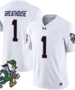 Jaden Greathouse Jersey #1 Notre Dame 2025 Gridiron Leprechaun Edition
