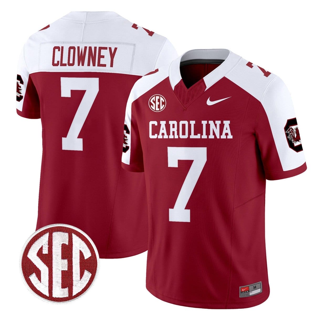 Jadeveon Clowney Jersey #7 Carolina 1980 Throwback Rebrand 2026 5 Jadeveon Clowney Jersey #7 Carolina 1980 Throwback Rebrand 2026 - Image 5