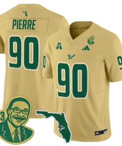 Jason Pierre Jersey #90 South Florida Bulls Lee Roy Selmon Legacy 8 Jason Pierre Jersey 90 South Florida Bulls Lee Roy Selmon Legacy Stitched Gold 88ea0b3d cf0f 4af2 a18f 33ab9277b38e