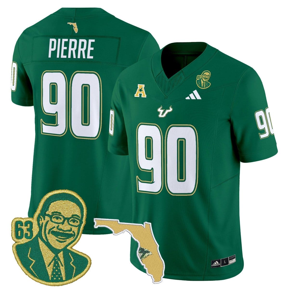 Jason Pierre Jersey #90 South Florida Bulls Lee Roy Selmon Legacy 5 Jason Pierre Jersey #90 South Florida Bulls Lee Roy Selmon Legacy - Image 5