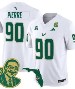 Alternative view of Jason Pierre Jersey #90 South Florida Bulls Lee Roy Selmon Legacy