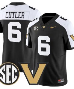 Jay Cutler Jersey 6 Vanderbilt Commodores 2025 Limited Stitched Alternate