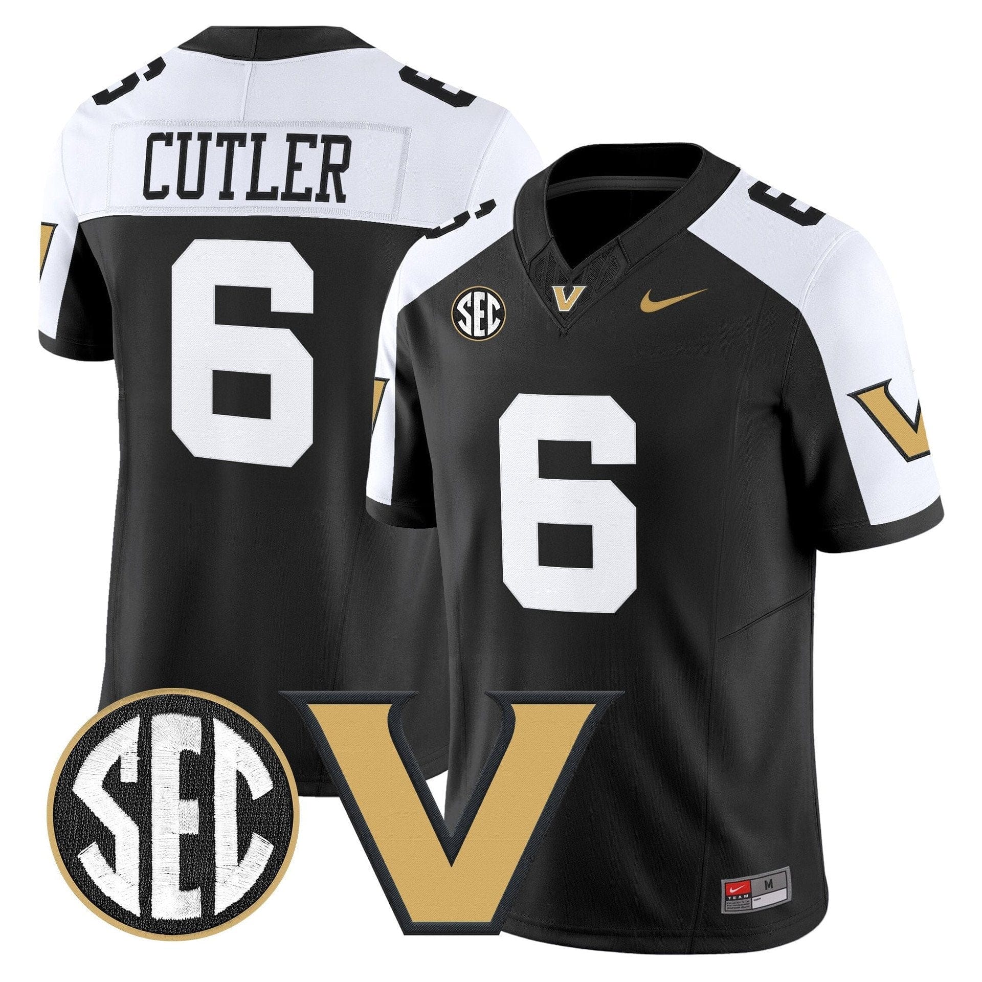 Jay Cutler Jersey #6 Vanderbilt Commodores 2025 Limited Stitched - Image 3