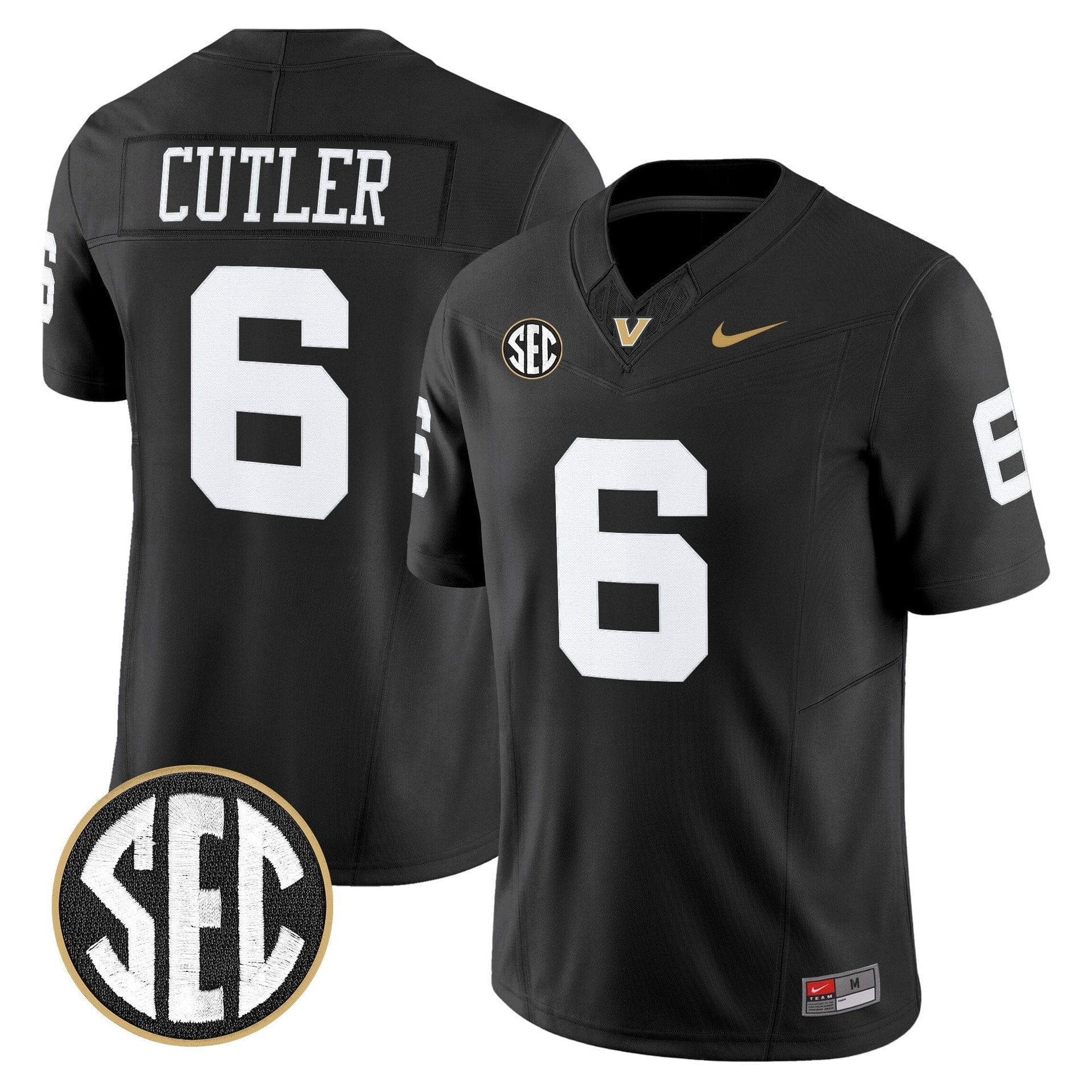 Jay Cutler Jersey #6 Vanderbilt Commodores 2025 Limited Stitched
