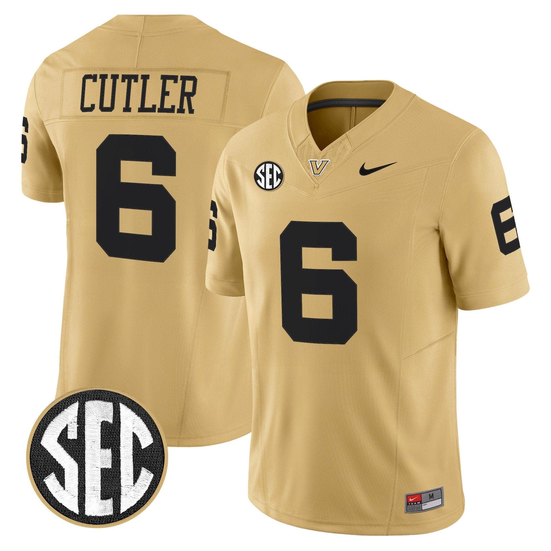 Jay Cutler Jersey #6 Vanderbilt Commodores 2025 Limited Stitched - Image 4
