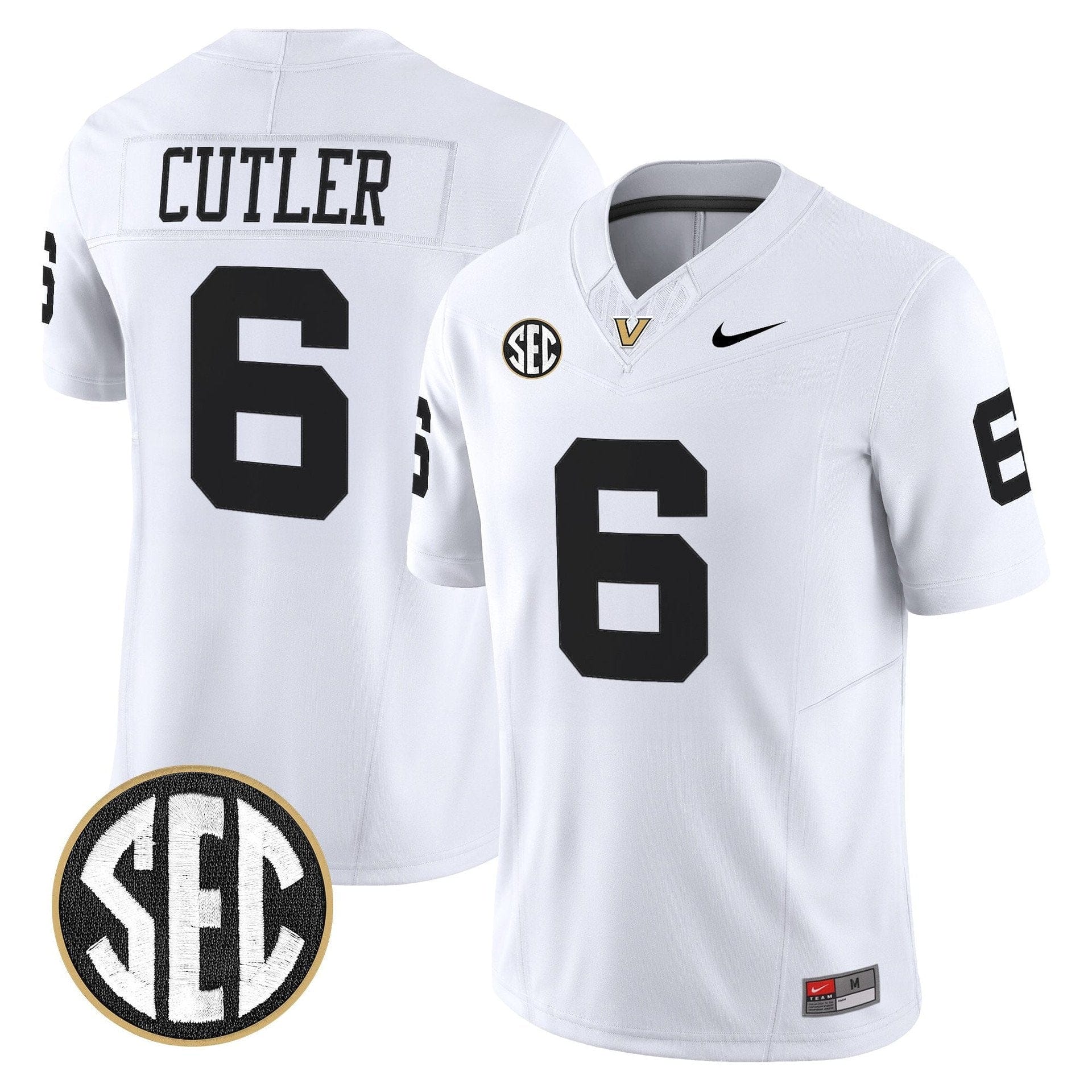 Jay Cutler Jersey #6 Vanderbilt Commodores 2025 Limited Stitched - Image 2