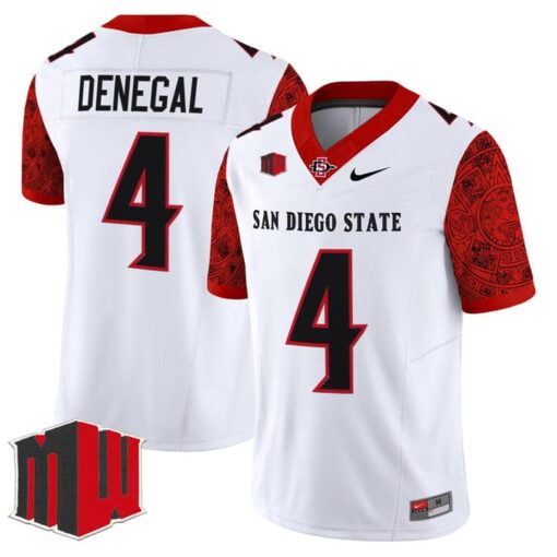 Jayden Denegal Jersey #4 San Diego State Aztecs 2025 Limited Stitched - Image 3