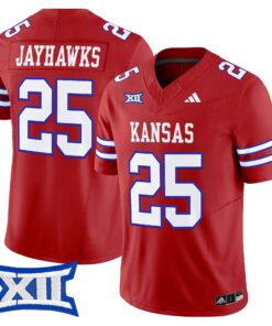 Jayhawks Jersey 25 Kansas Jayhawks 2025 Vapor Limited Stitched Red 15ff2f86 c4e1 4ac9 b6fb 9c08606f23c2