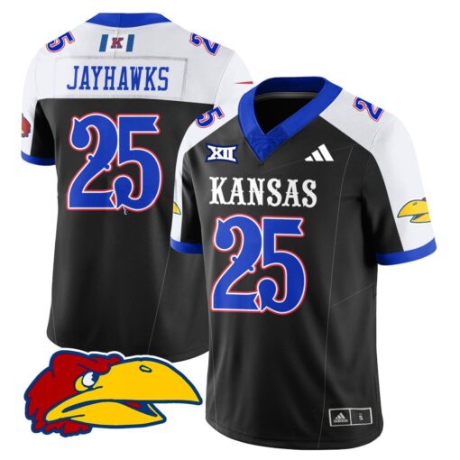 Jayhawks Jersey #25 Kansas Jayhawks Football 2025 Limited Stitched - Image 4