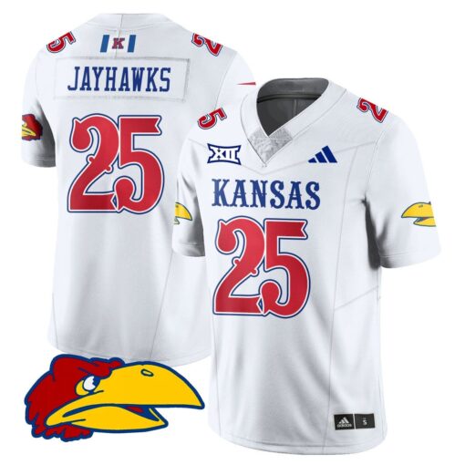 Jayhawks Jersey #25 Kansas Jayhawks Football 2025 Limited Stitched - Image 2