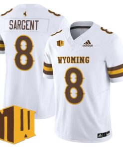 Jaylen Sargent Jersey #8 Wyoming Cowboys 2025 Vapor Limited Stitched