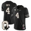 Jeremiah Smith Jersey 4 Ohio State Buckeyes 2025 Vapor Limited Stitched Black