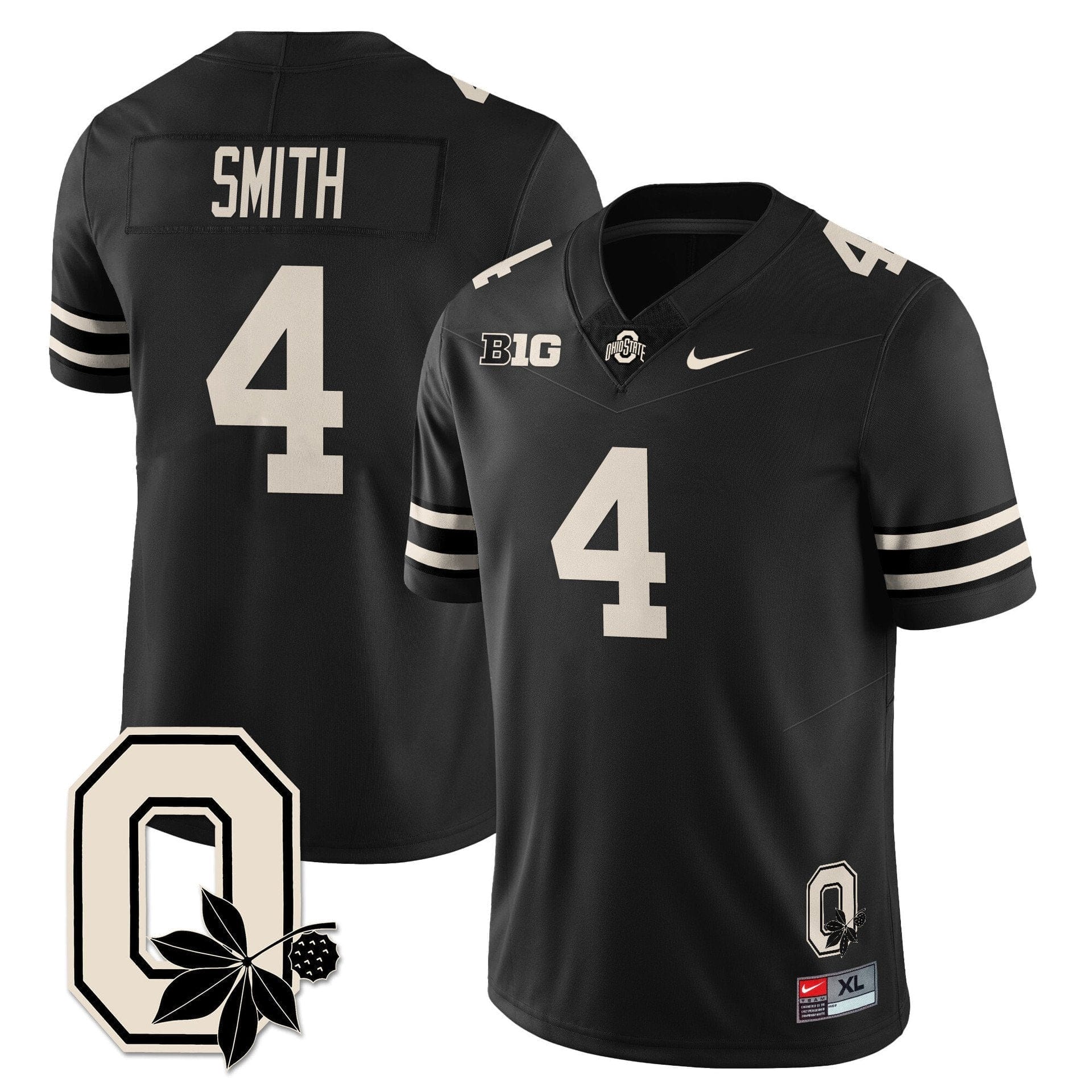 Jeremiah Smith Jersey #4 Ohio State Buckeyes 2025 Vapor Limited Stitched