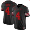 Jeremiah Smith Jersey 4 Ohio State Heritage Stripe 2025 26 Stitched Black 588df9e8 832a 4bdb 9068 7193a32b9821